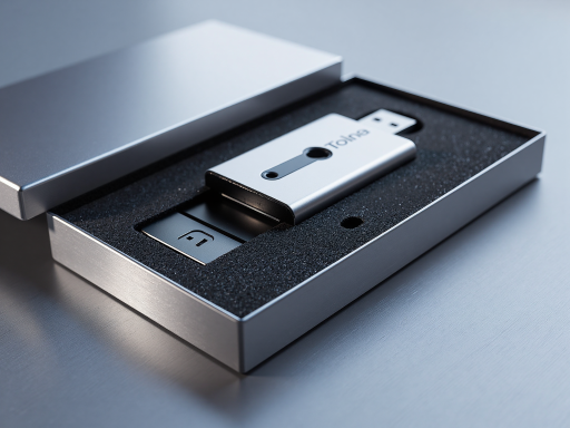 MicroSD TF cards in transparent packaging, showing different capacity labels and professional presentation